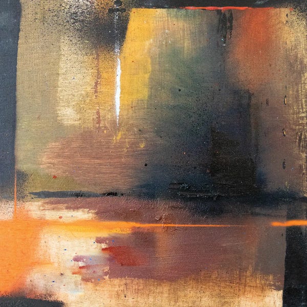 Effortless Earth Tone Abstracts: Embers by Tom Burbidge