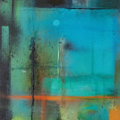 Corrosion by Tom Burbidge framed canvas print