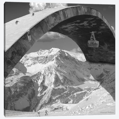 Over the Hill Canvas Print #TBY18} by Thomas Barbey Canvas Wall Art