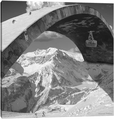 Over the Hill Canvas Art Print - Thomas Barbey