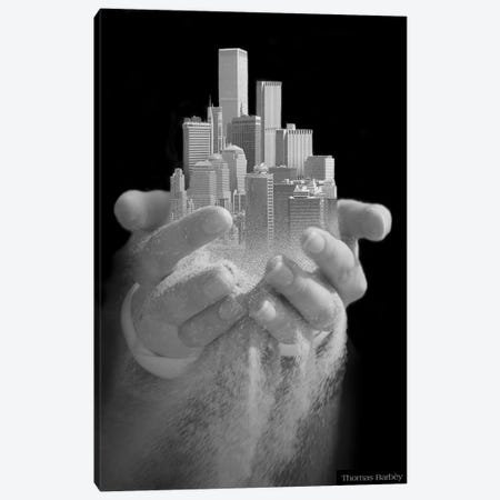 Urban Offering Canvas Print #TBY28} by Thomas Barbey Art Print