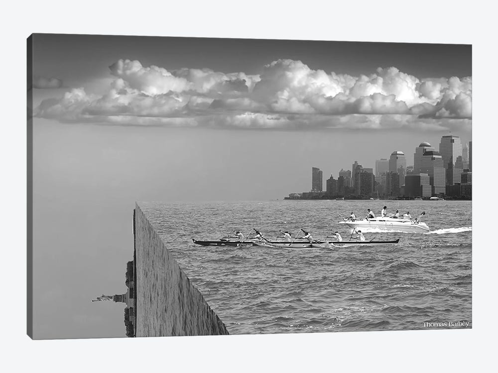 Very Sharp Left by Thomas Barbey 1-piece Canvas Artwork