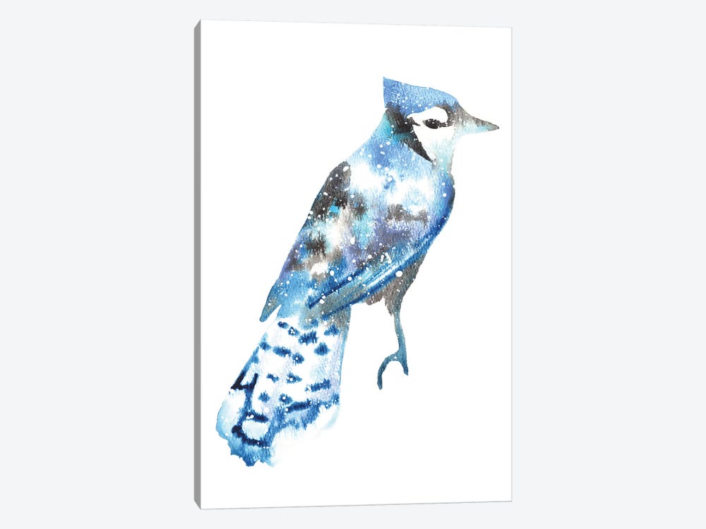 Cosmic Blue Jay by Tanya Casteel 1-piece Art Print