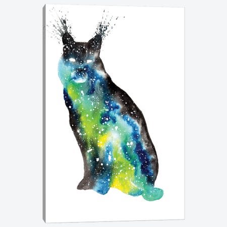 Cosmic Bobcat Canvas Print #TCA13} by Tanya Casteel Canvas Print
