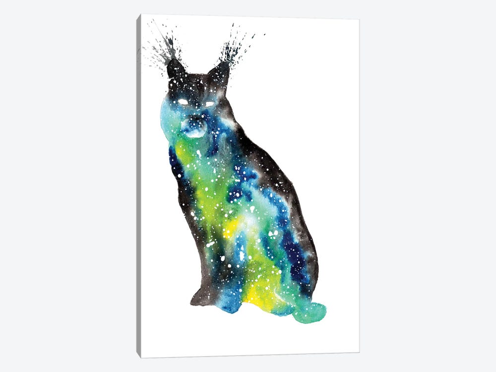 Cosmic Bobcat by Tanya Casteel 1-piece Art Print