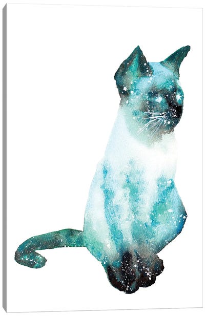 Cosmic Cat Canvas Art Print - Tanya Casteel