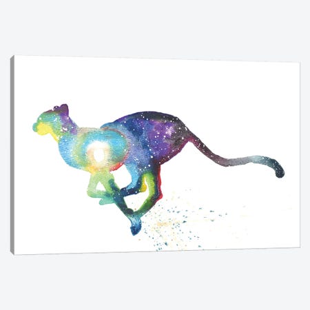 Cosmic Cheetah Canvas Print #TCA17} by Tanya Casteel Canvas Artwork
