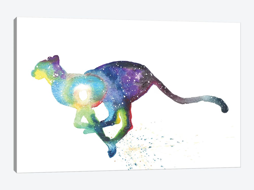 Cosmic Cheetah by Tanya Casteel 1-piece Canvas Art Print
