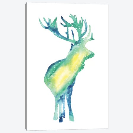 Cosmic Elk Canvas Print #TCA28} by Tanya Casteel Canvas Art