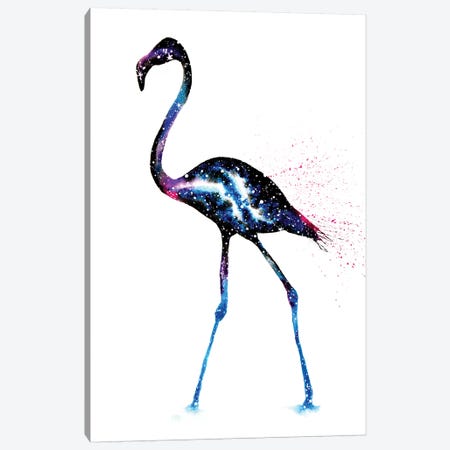Cosmic Flamingo Canvas Print #TCA30} by Tanya Casteel Art Print