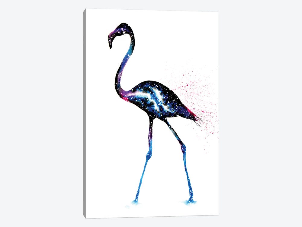 Cosmic Flamingo by Tanya Casteel 1-piece Canvas Art