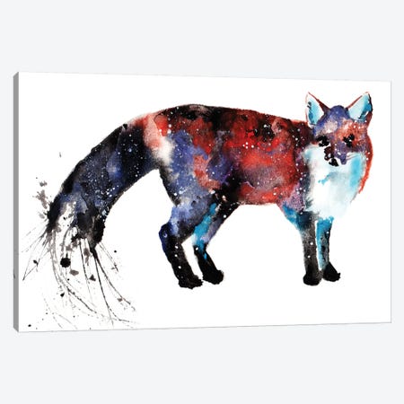 Cosmic Fox Canvas Print #TCA31} by Tanya Casteel Canvas Print