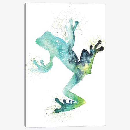 Cosmic Frog Canvas Print #TCA32} by Tanya Casteel Canvas Art Print
