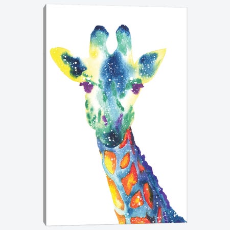 Cosmic Giraffe Canvas Print #TCA33} by Tanya Casteel Canvas Print