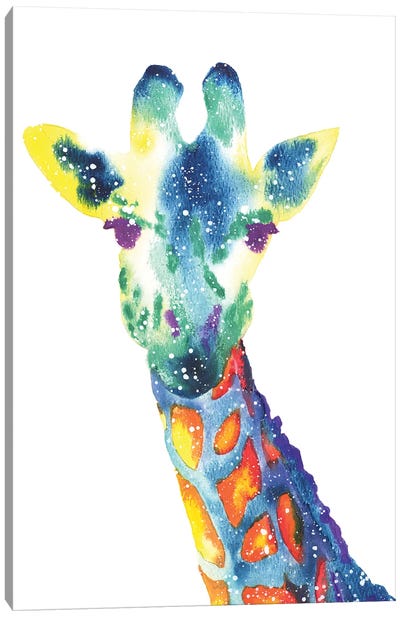 Cosmic Giraffe Canvas Art Print - Tanya Casteel