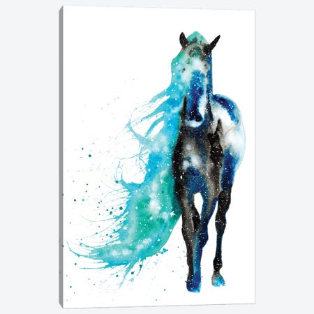 Cosmic Horse Canvas Print #TCA38} by Tanya Casteel Art Print