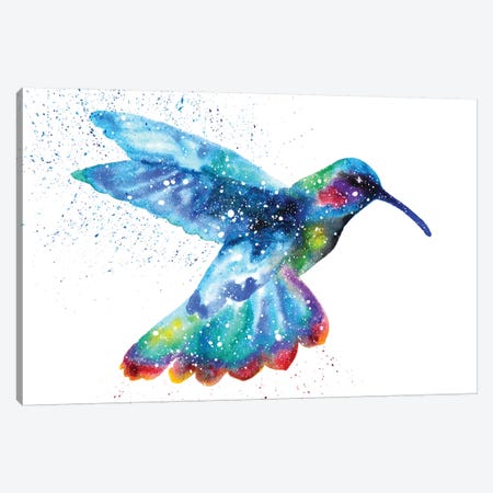 Cosmic Hummingbird I Canvas Print #TCA39} by Tanya Casteel Art Print