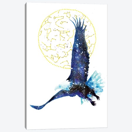 Cosmic Bald Eagle Canvas Print #TCA3} by Tanya Casteel Canvas Art Print