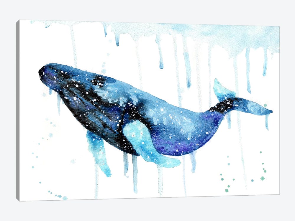 Cosmic Humpback Whale by Tanya Casteel 1-piece Canvas Art