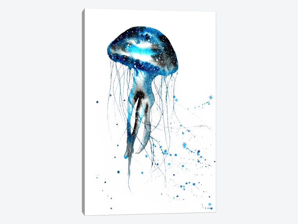 Cosmic Jellyfish by Tanya Casteel 1-piece Canvas Wall Art
