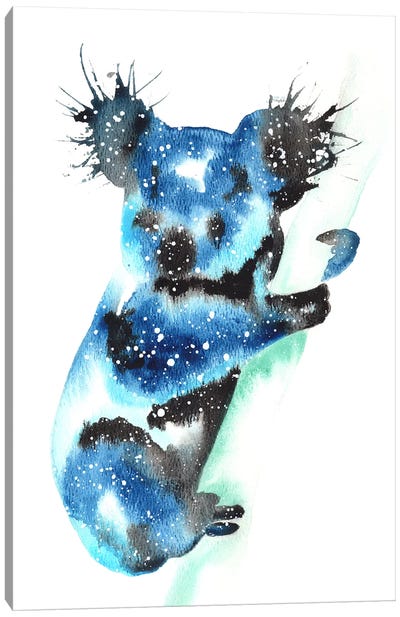 Cosmic Koala Canvas Art Print - Tanya Casteel