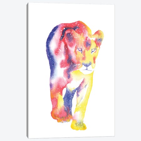 Cosmic Lioness Canvas Print #TCA47} by Tanya Casteel Canvas Art Print