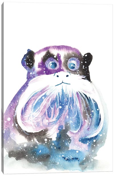 Cosmic Marmoset Monkey Canvas Art Print - Tanya Casteel