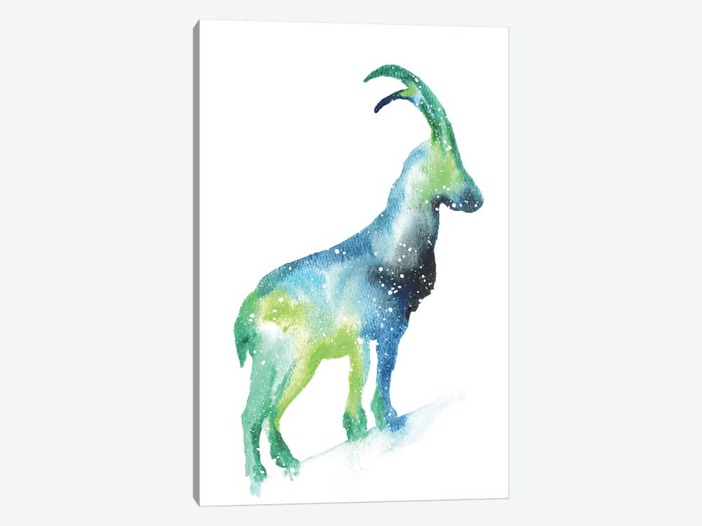 Cosmic Mountain Goat by Tanya Casteel 1-piece Canvas Art Print