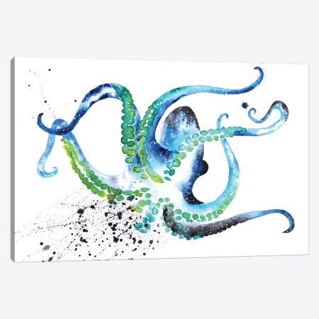Cosmic Octopus I Canvas Print #TCA58} by Tanya Casteel Art Print