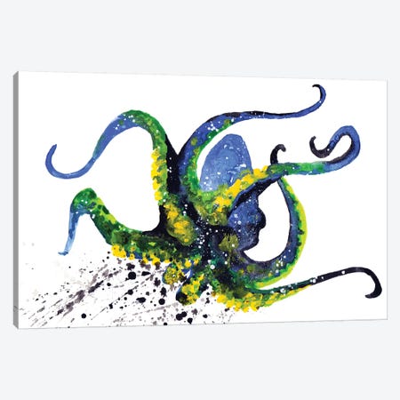 Cosmic Octopus II Canvas Print #TCA59} by Tanya Casteel Canvas Print