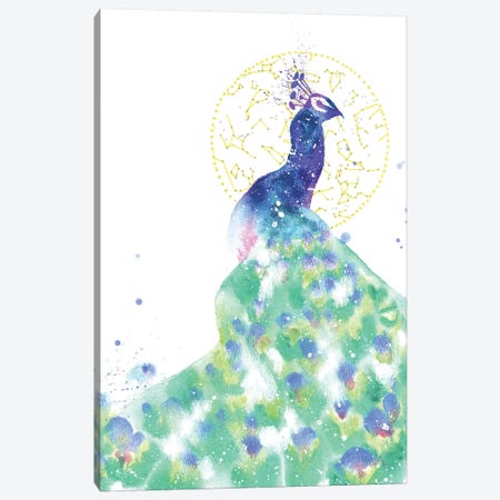 Cosmic Peacock Canvas Print #TCA63} by Tanya Casteel Canvas Art
