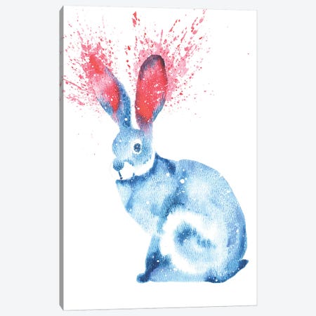 Cosmic Rabbit Canvas Print #TCA68} by Tanya Casteel Canvas Wall Art