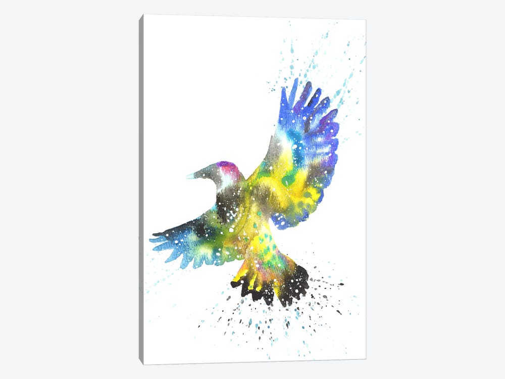 Cosmic Woodpecker Flicker by Tanya Casteel 1-piece Canvas Art Print
