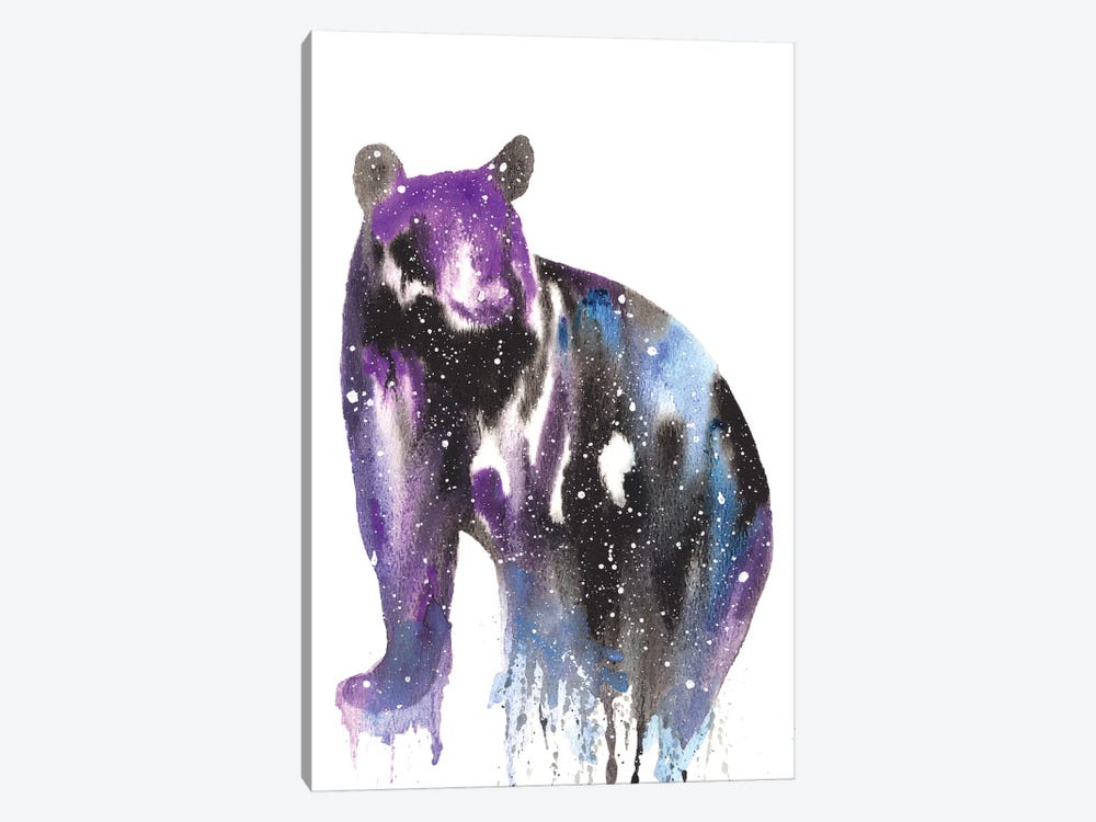 Cosmic Black Bear by Tanya Casteel 1-piece Canvas Wall Art