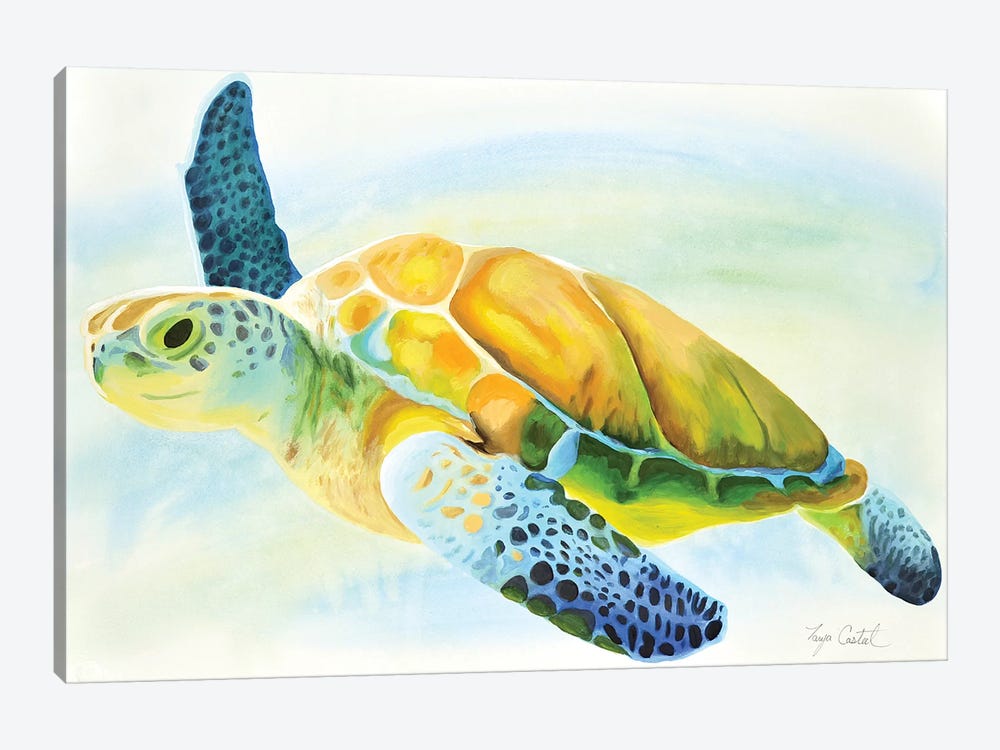 Sea Turtle by Tanya Casteel 1-piece Art Print
