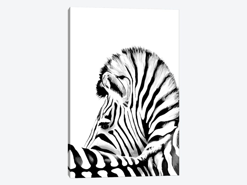 Zebra by Tanya Casteel 1-piece Canvas Print