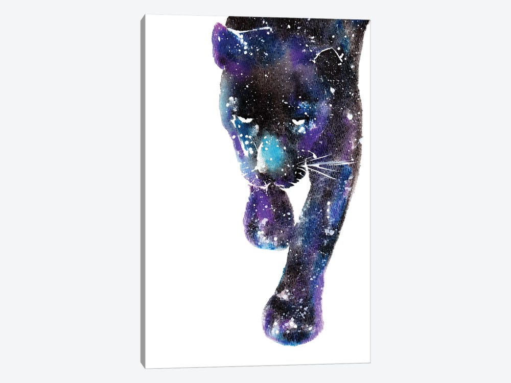 Cosmic Black Panther by Tanya Casteel 1-piece Canvas Art Print