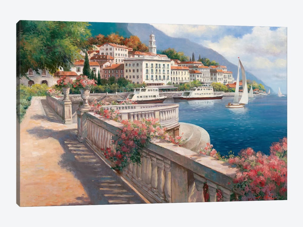 Lago di Como I by T.C. Chiu 1-piece Canvas Wall Art