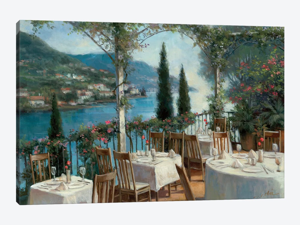 Amalfi Terrace by T.C. Chiu 1-piece Canvas Art Print