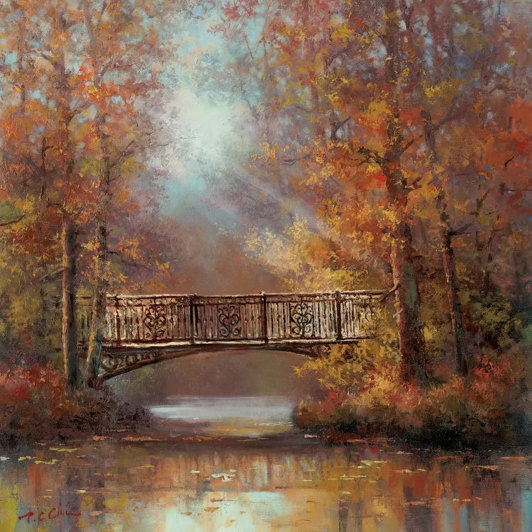 Bridge of Peace II by T.C. Chiu wall art