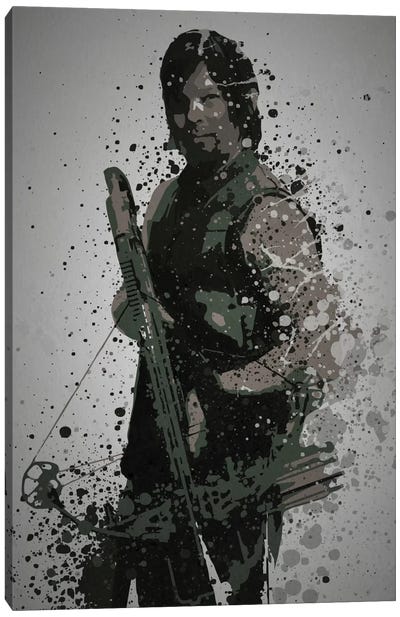 Archer Canvas Art Print - The Walking Dead