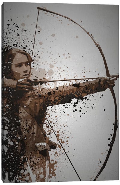 Mockingjay Canvas Art Print - Katniss Everdeen