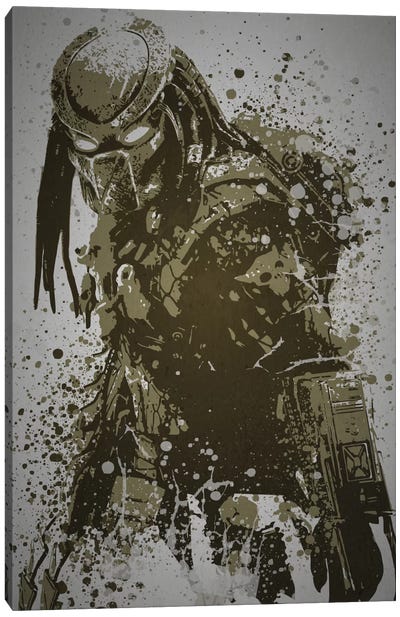 Predator Canvas Art Print - Science Fiction Movie Art