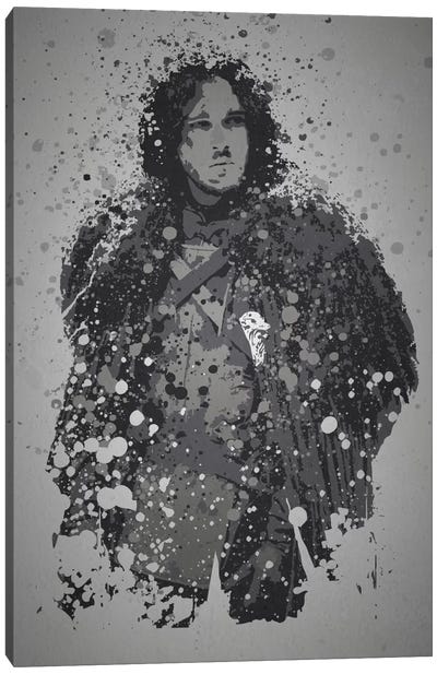 Winter Is Coming Canvas Art Print - Jon Snow