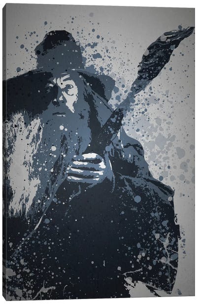 Wizard Canvas Art Print - Action & Adventure Movie Art