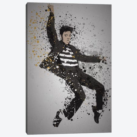 Elvis Presley Canvas Print #TCD53} by TM Creative Design Canvas Wall Art