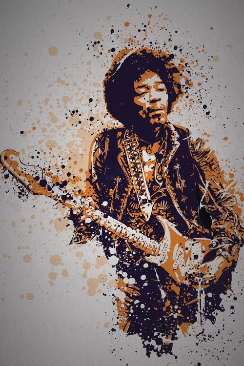 Jimi Hendrix by TM Creative Design wall art