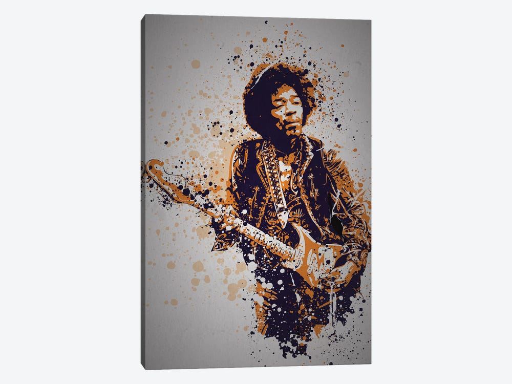 Jimi Hendrix by TM Creative Design 1-piece Canvas Print