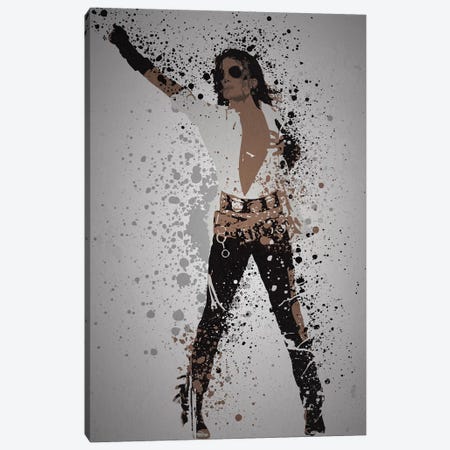 Michael Jackson Canvas Print #TCD58} by TM Creative Design Canvas Artwork