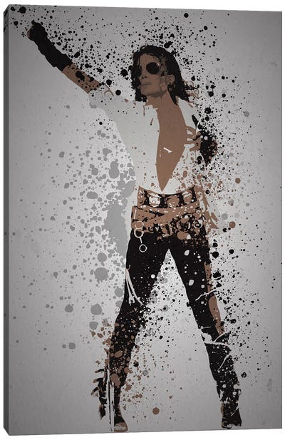 Michael Jackson Canvas Art Print - Pop Music Art